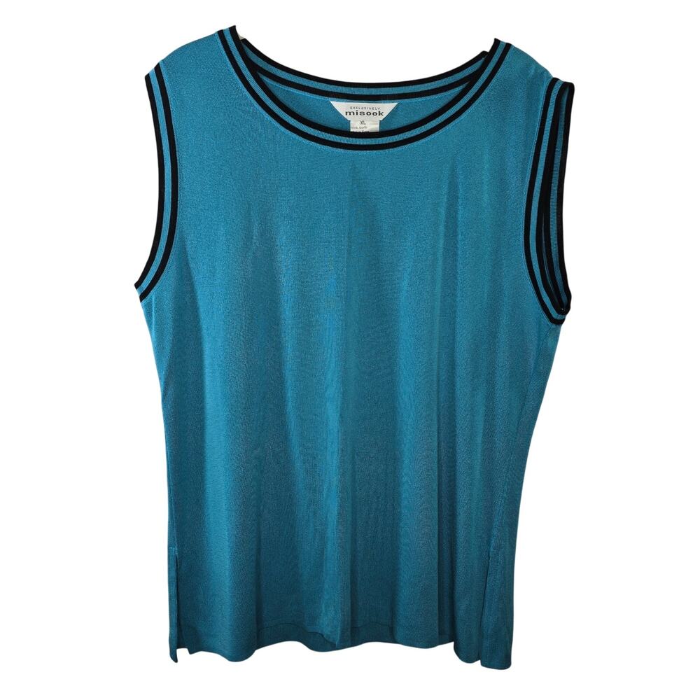 Exclusively Misook Sleeveless Knit Tank Top Size XL